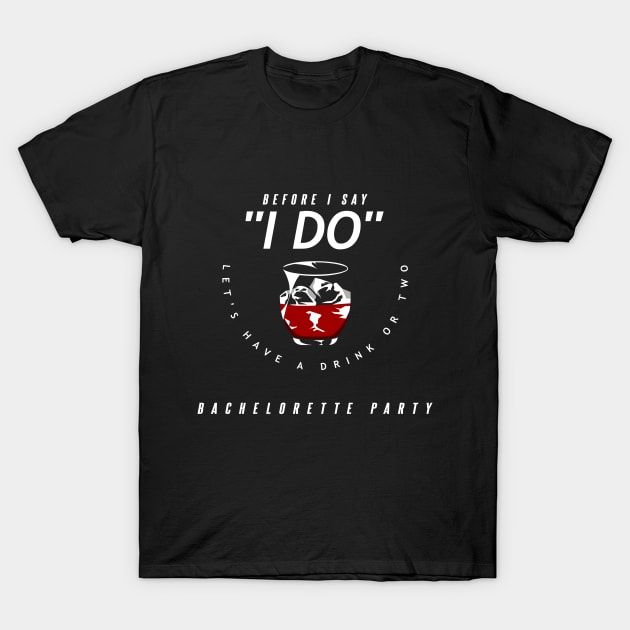 Bachelorette Party with Level T-Shirt by Markus Schnabel